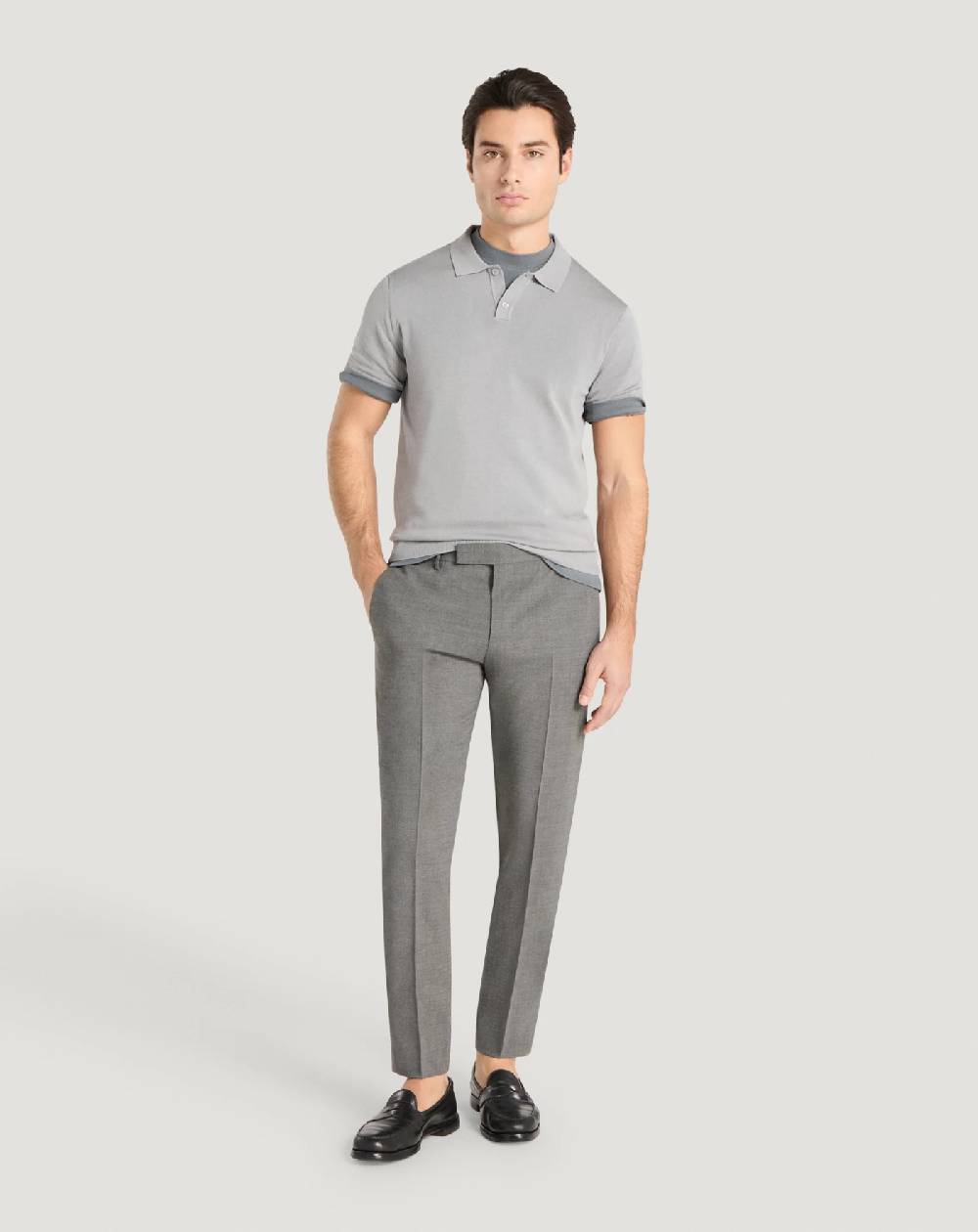 Pt Torino Pantaloni Dieci in lana tropical Promozione