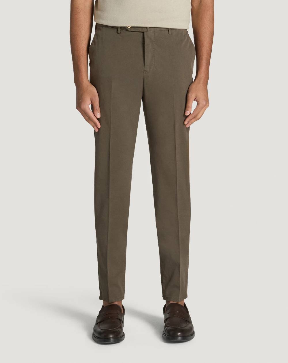 Pt Torino Pantaloni Slim in gabardina stretch Promozione Limitata