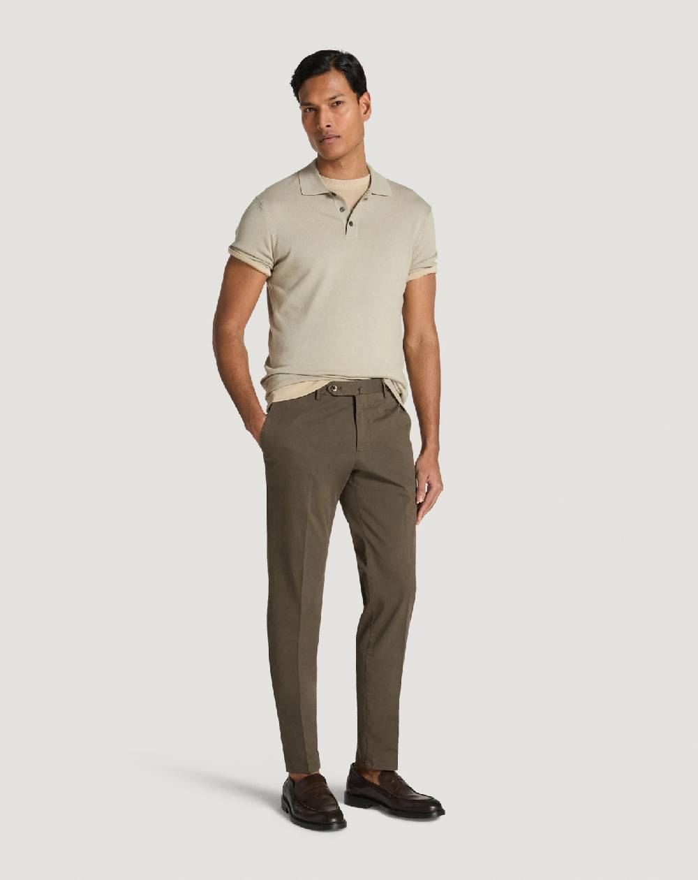 Pt Torino Pantaloni Slim in gabardina stretch Promozione Limitata
