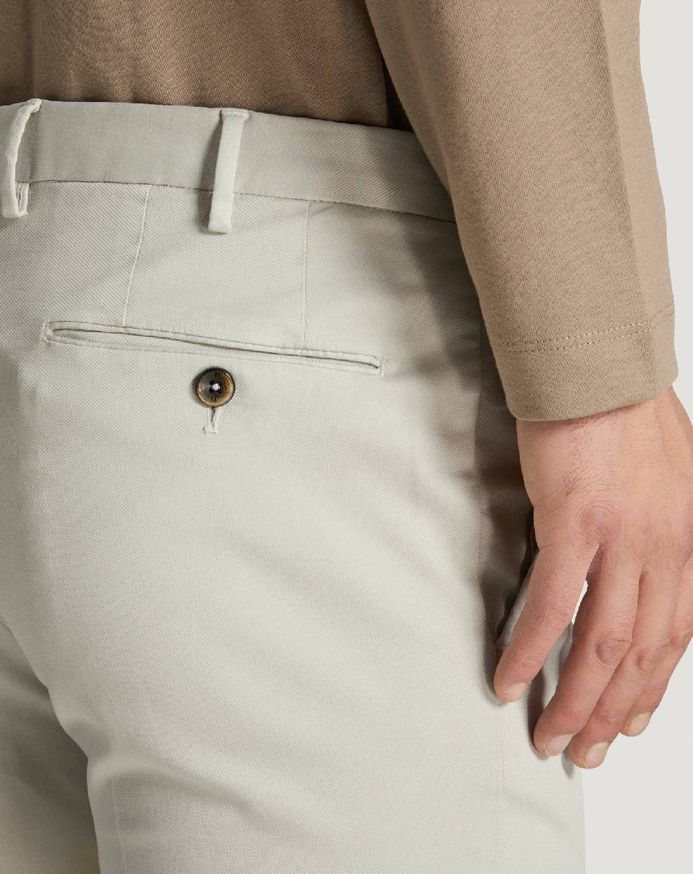 Pt Torino Pantaloni Superslim in tricotina stretch Economico