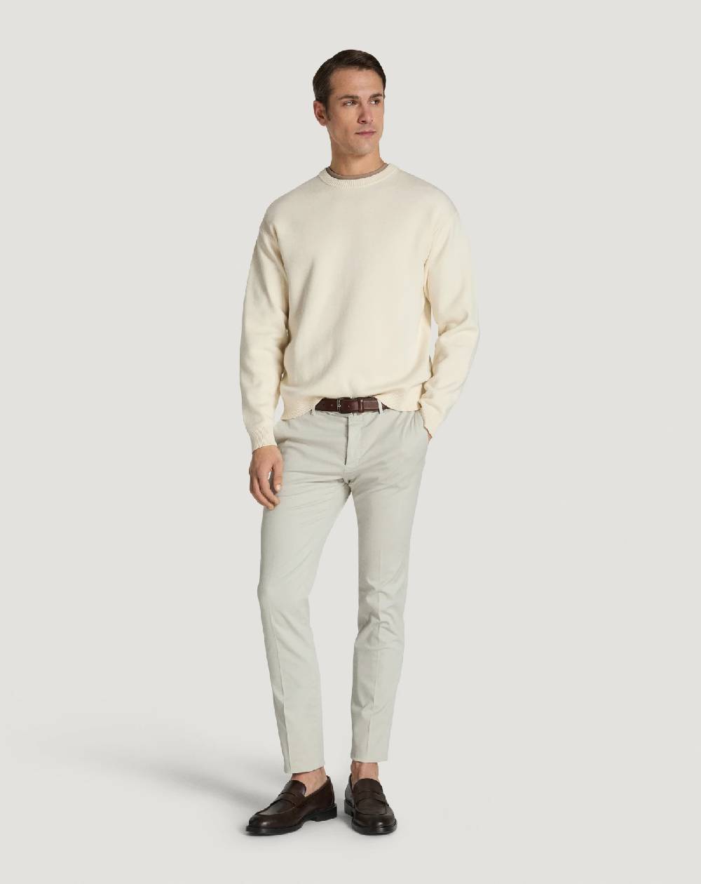 Pt Torino Pantaloni Superslim in tricotina stretch Economico