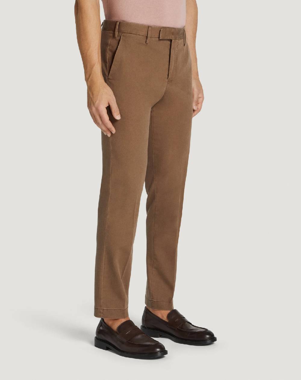 Pt Torino Pantaloni Master in cotone stretch délavé Saldi