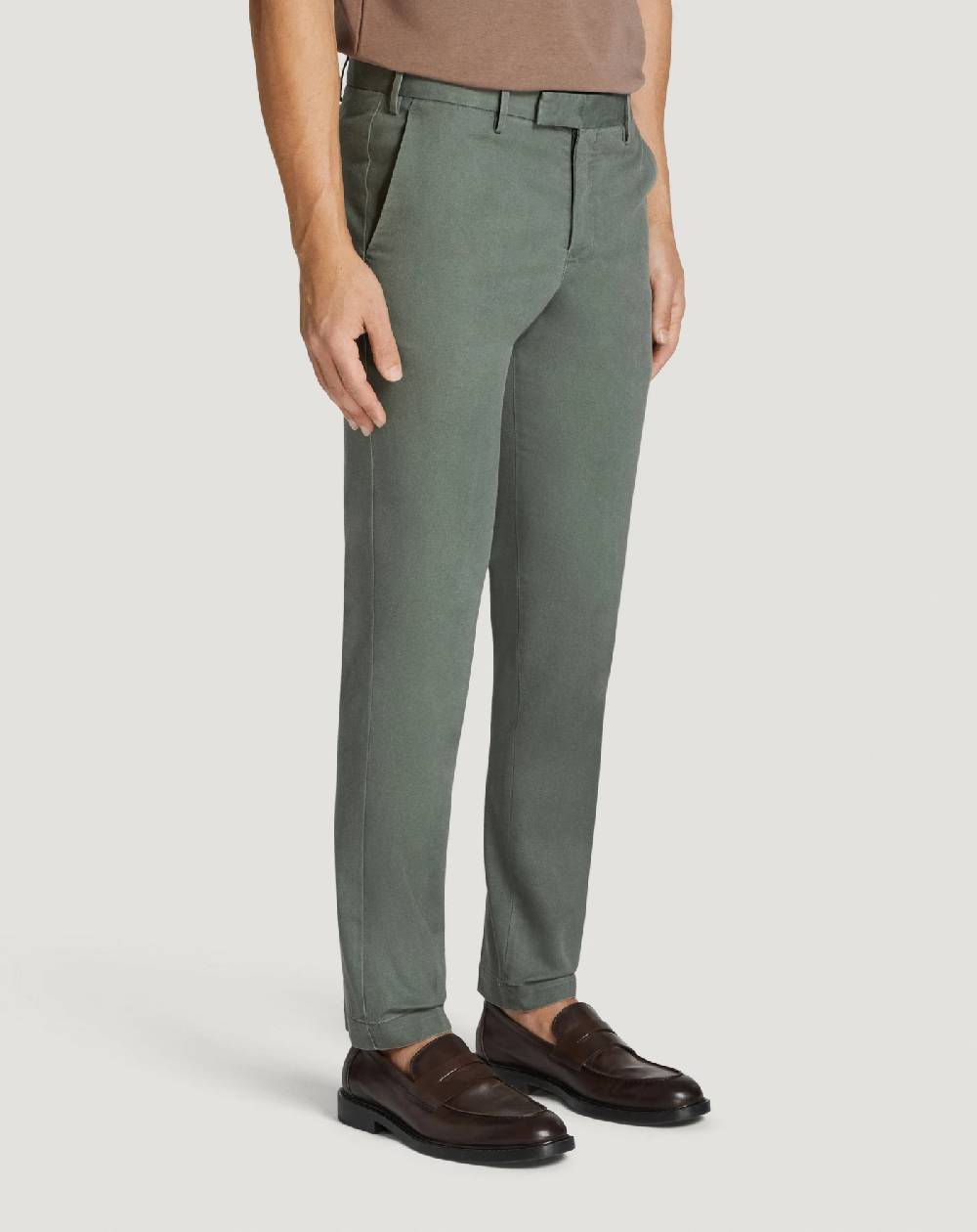 Pt Torino Pantaloni Master in cotone stretch délavé Vendita Calda