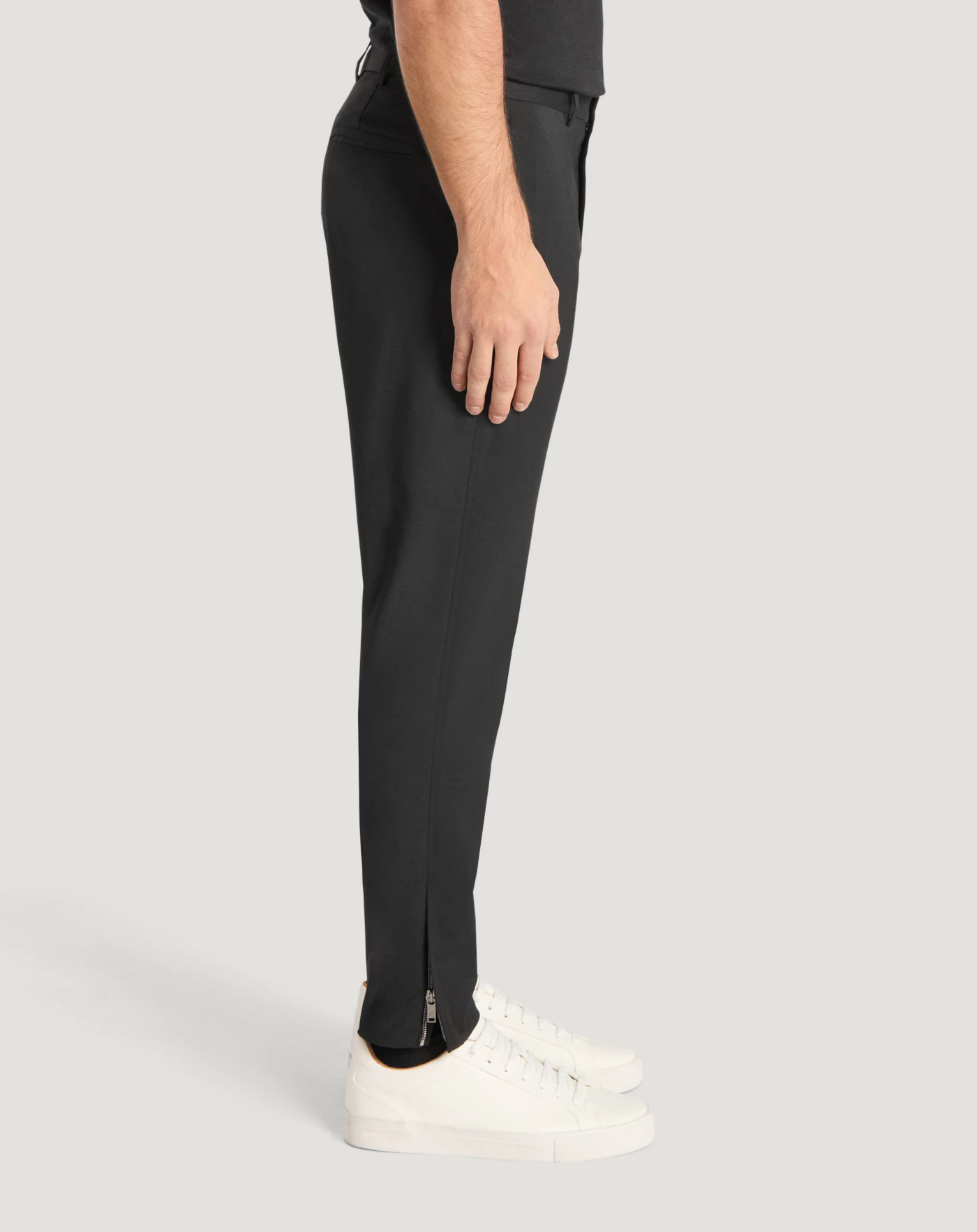 Pt Torino Pantaloni Epsilon Zip in lana active Vendita Economica