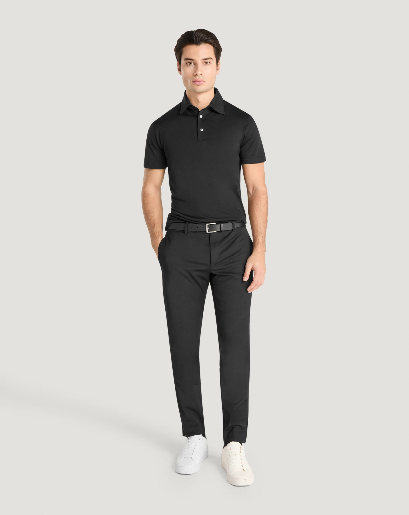 Pt Torino Pantaloni Epsilon Zip in lana active Vendita Economica