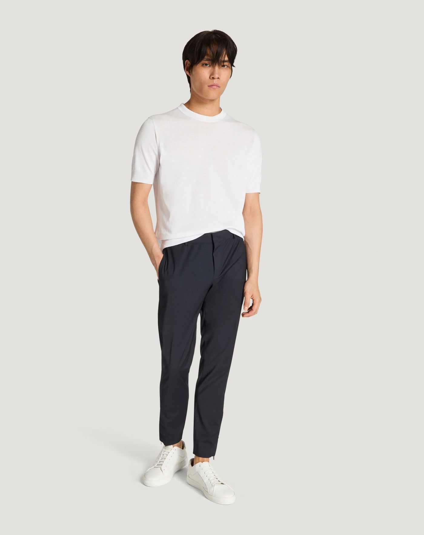 Pt Torino Pantaloni Epsilon Zip in lana active Negozio