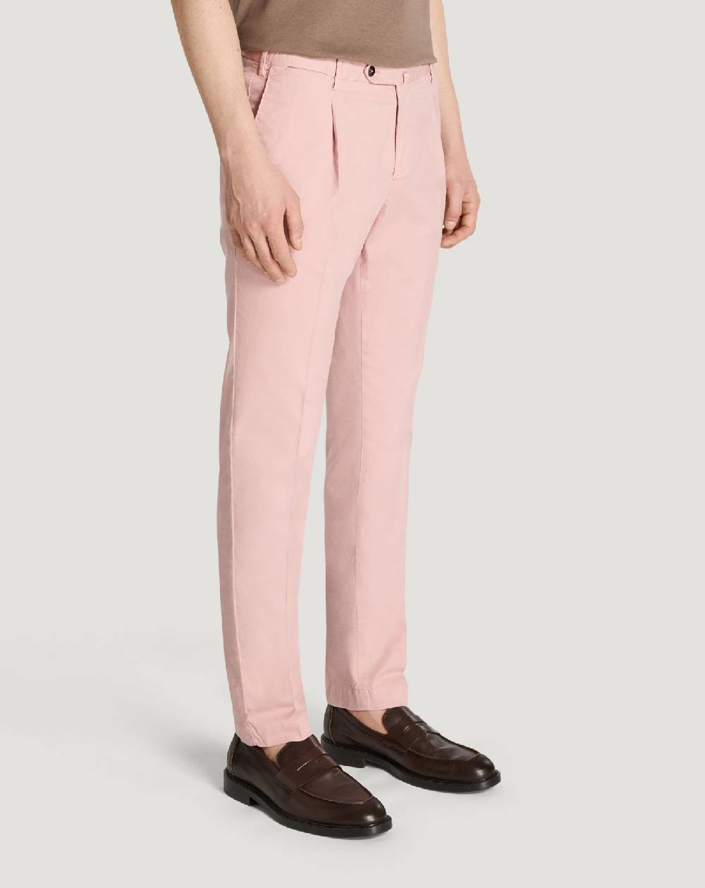 Pt Torino Pantaloni Superslim in twill stretch Nuova