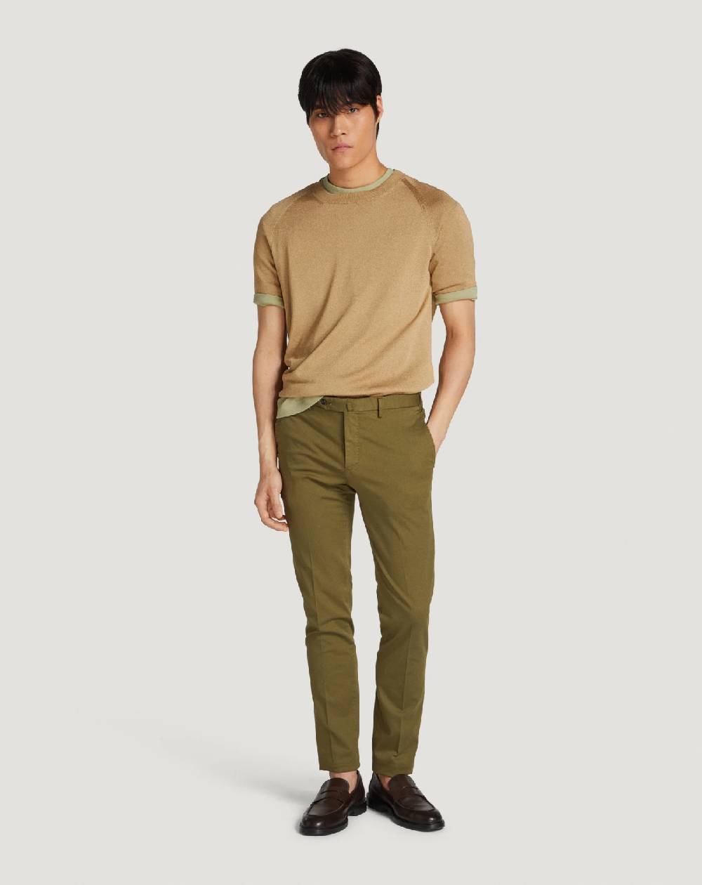 Pt Torino Pantaloni Superslim in tricotina stretch 2025