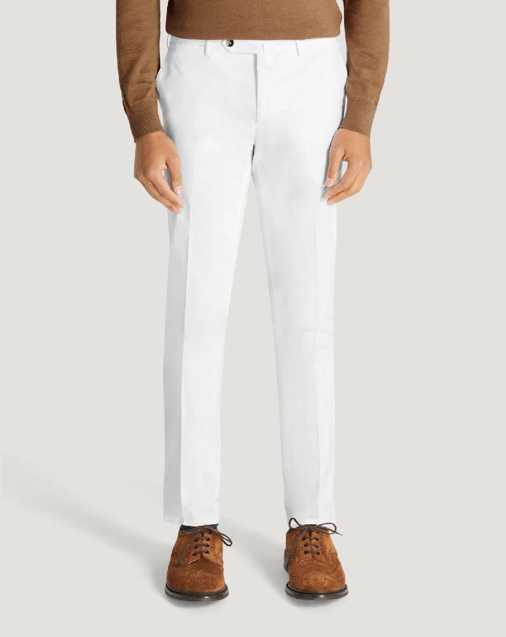 Pt Torino Pantaloni Superslim in gabardina stretch Nuovo