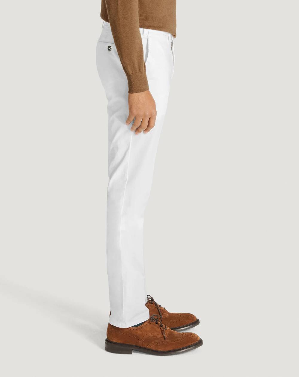 Pt Torino Pantaloni Superslim in gabardina stretch Nuovo