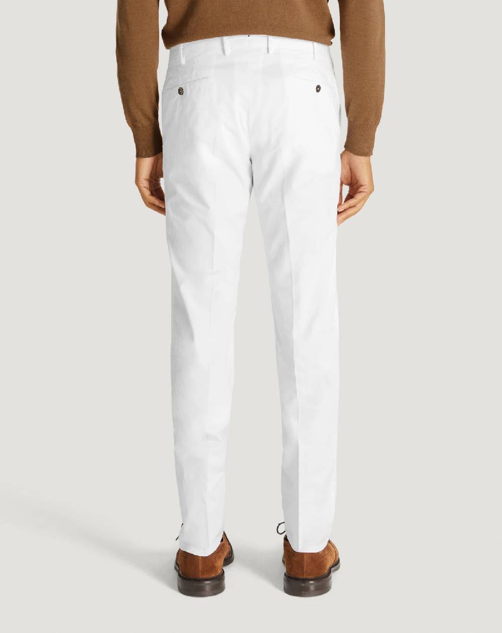 Pt Torino Pantaloni Superslim in gabardina stretch Nuovo
