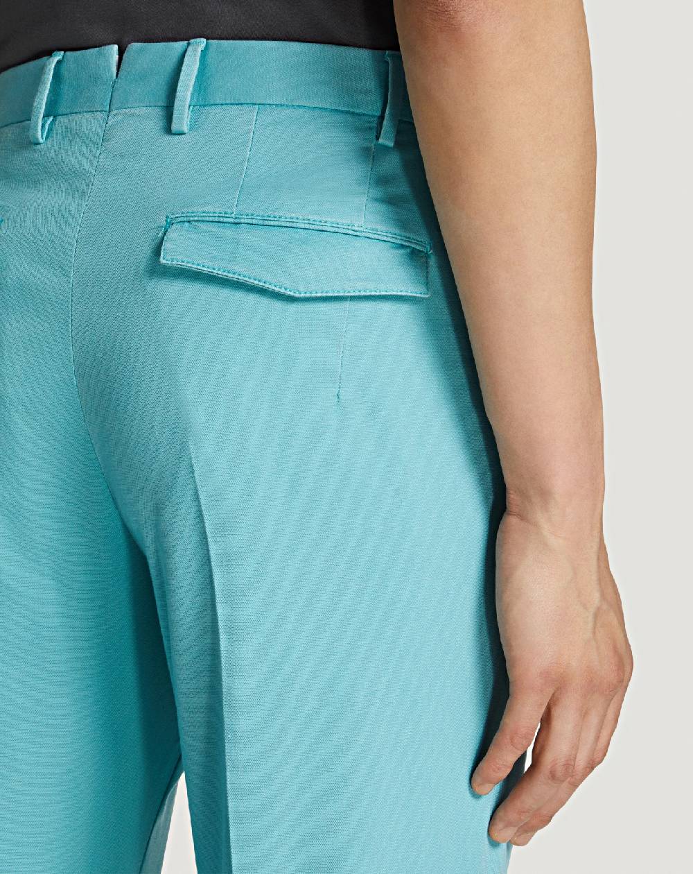 Pt Torino Pantaloni Master in cotone stretch délavé Promozione