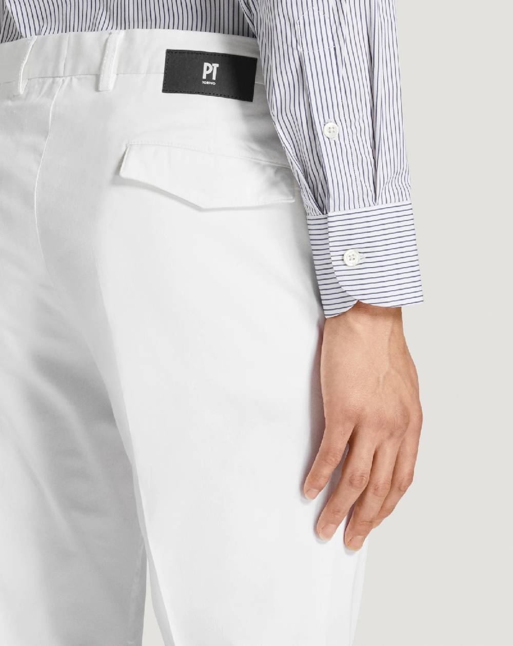 Pt Torino Pantaloni House in raso stretch Fino Al -60%
