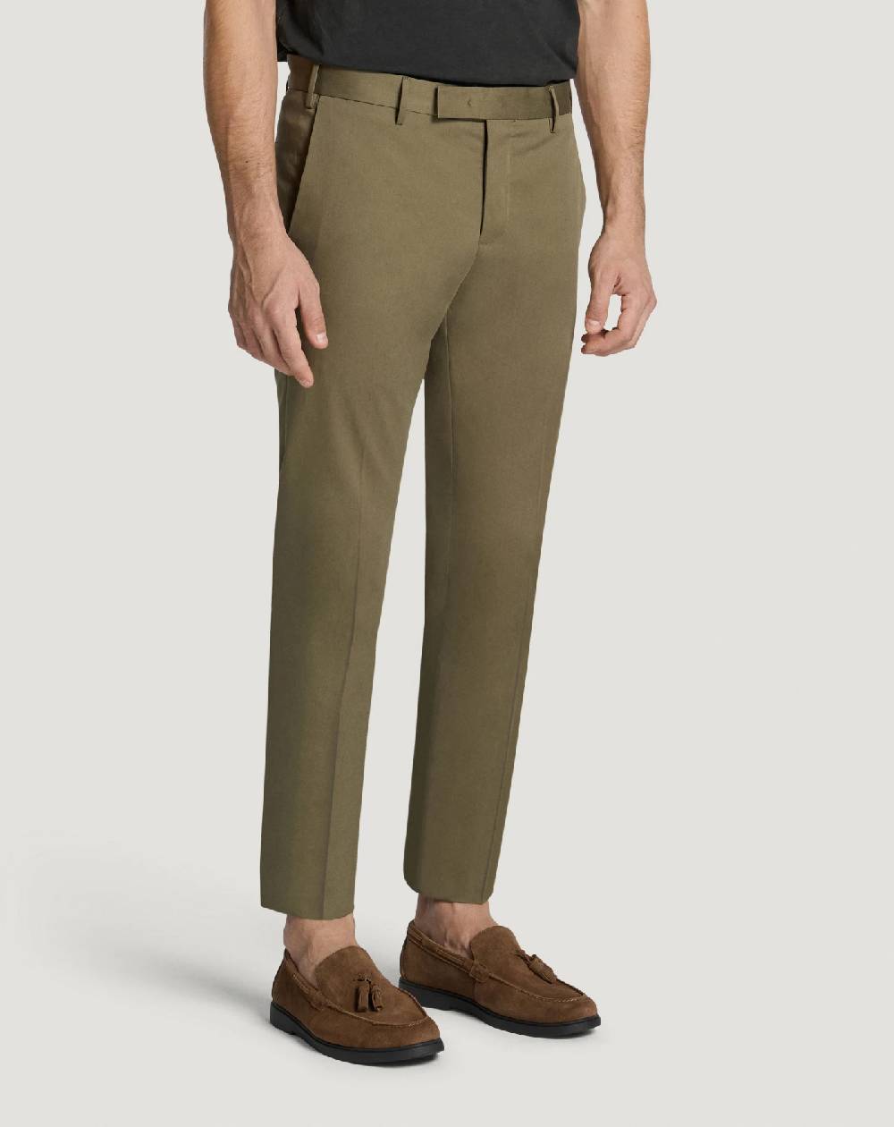 Pt Torino Pantaloni Dieci in twill Prezzo Ridotto