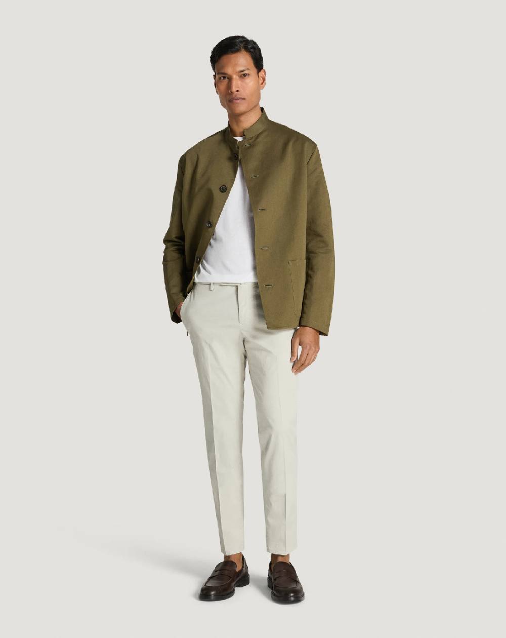Pt Torino Pantaloni Slim in gabardina stretch Offerta