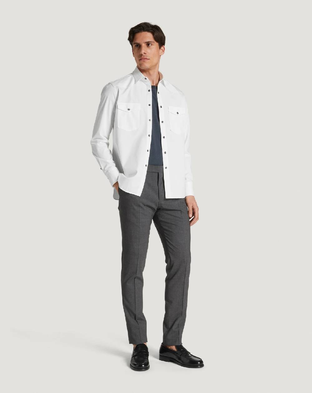 Pt Torino Pantaloni Gentleman in lana four season Economico
