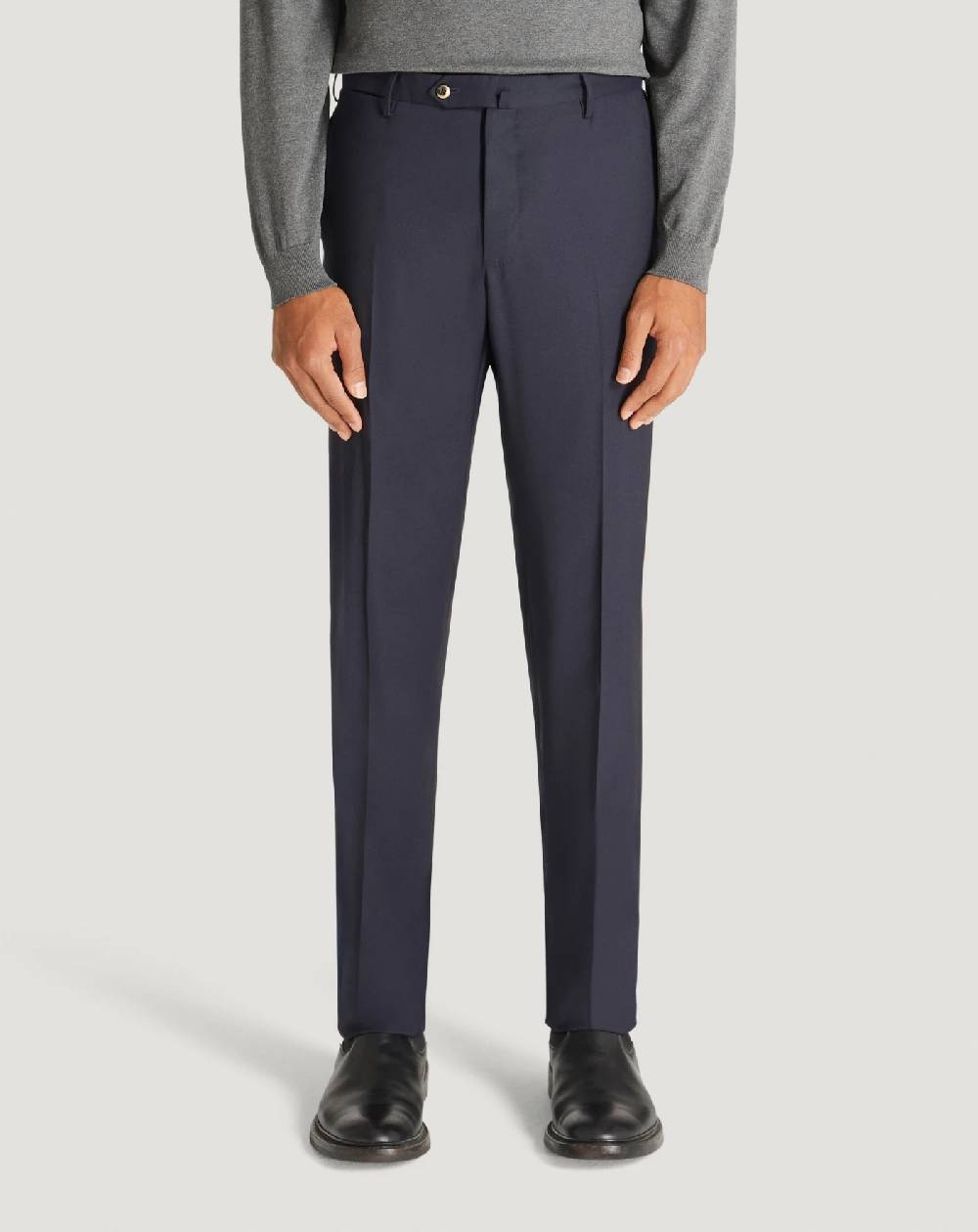 Pt Torino Pantaloni Slim in lana four season Vendita Economica
