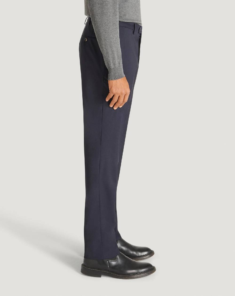 Pt Torino Pantaloni Slim in lana four season Vendita Economica