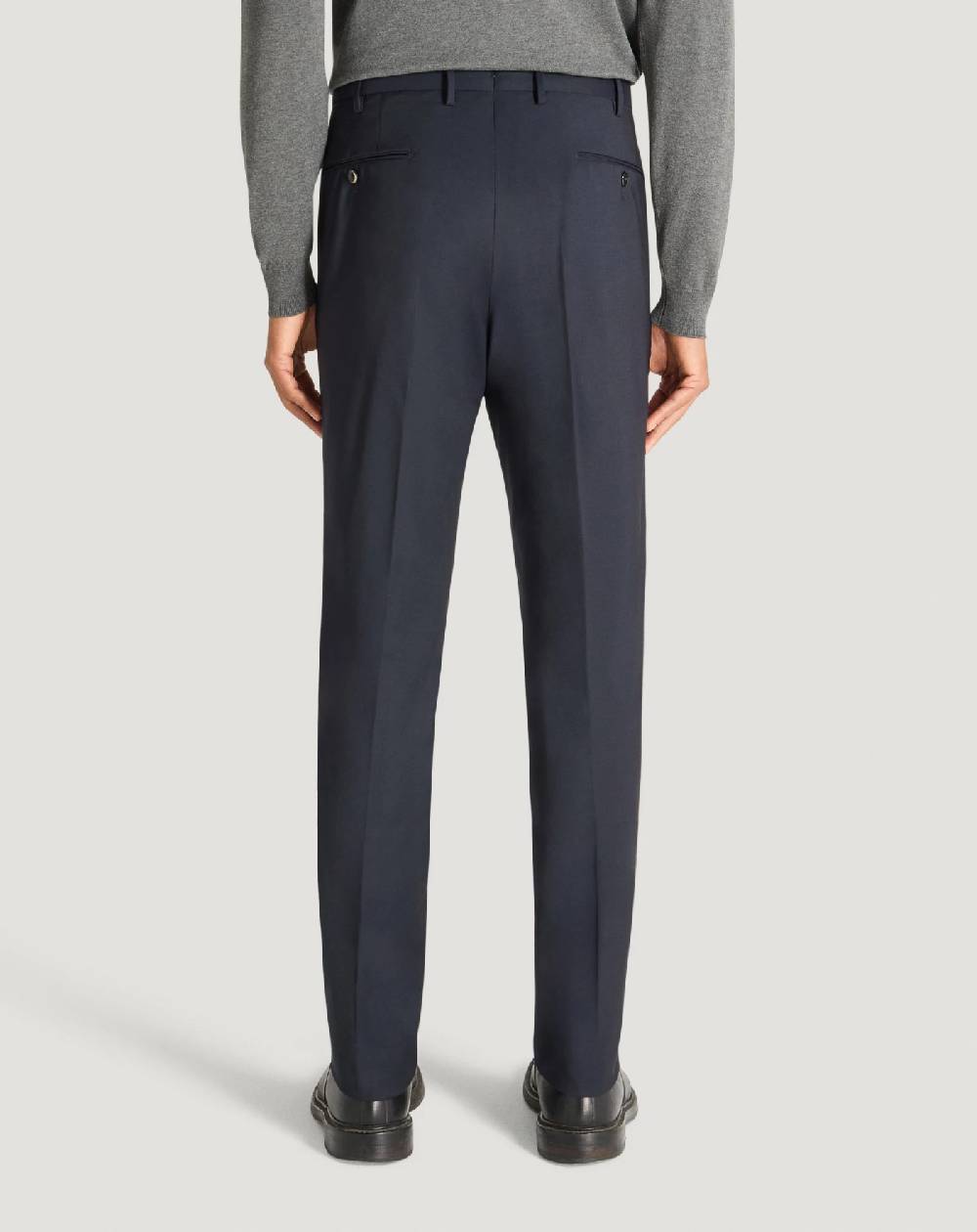 Pt Torino Pantaloni Slim in lana four season Vendita Economica