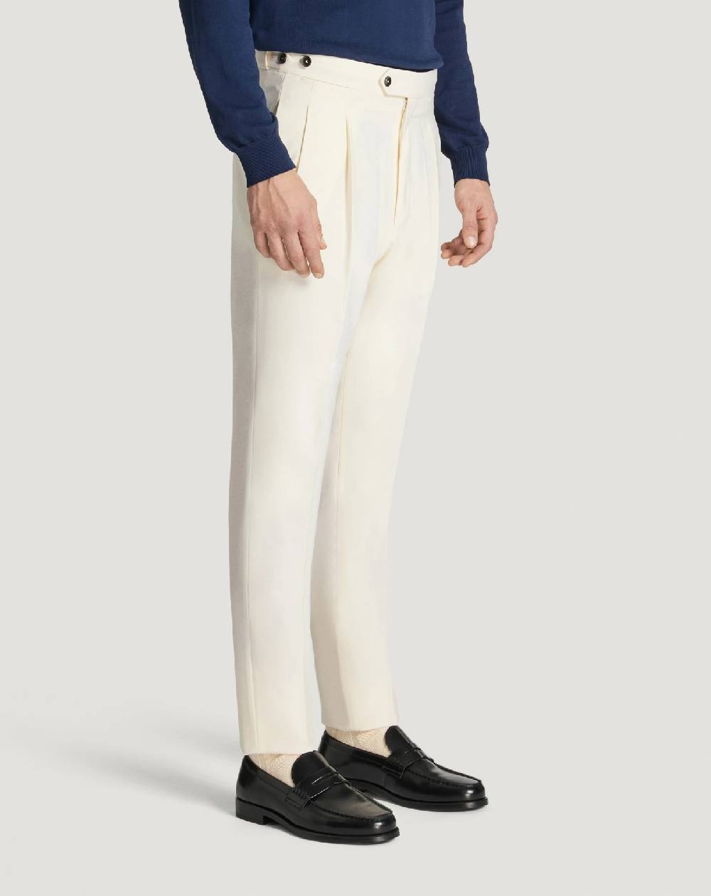 Pt Torino Pantaloni Gentleman in lana tropical Nuova