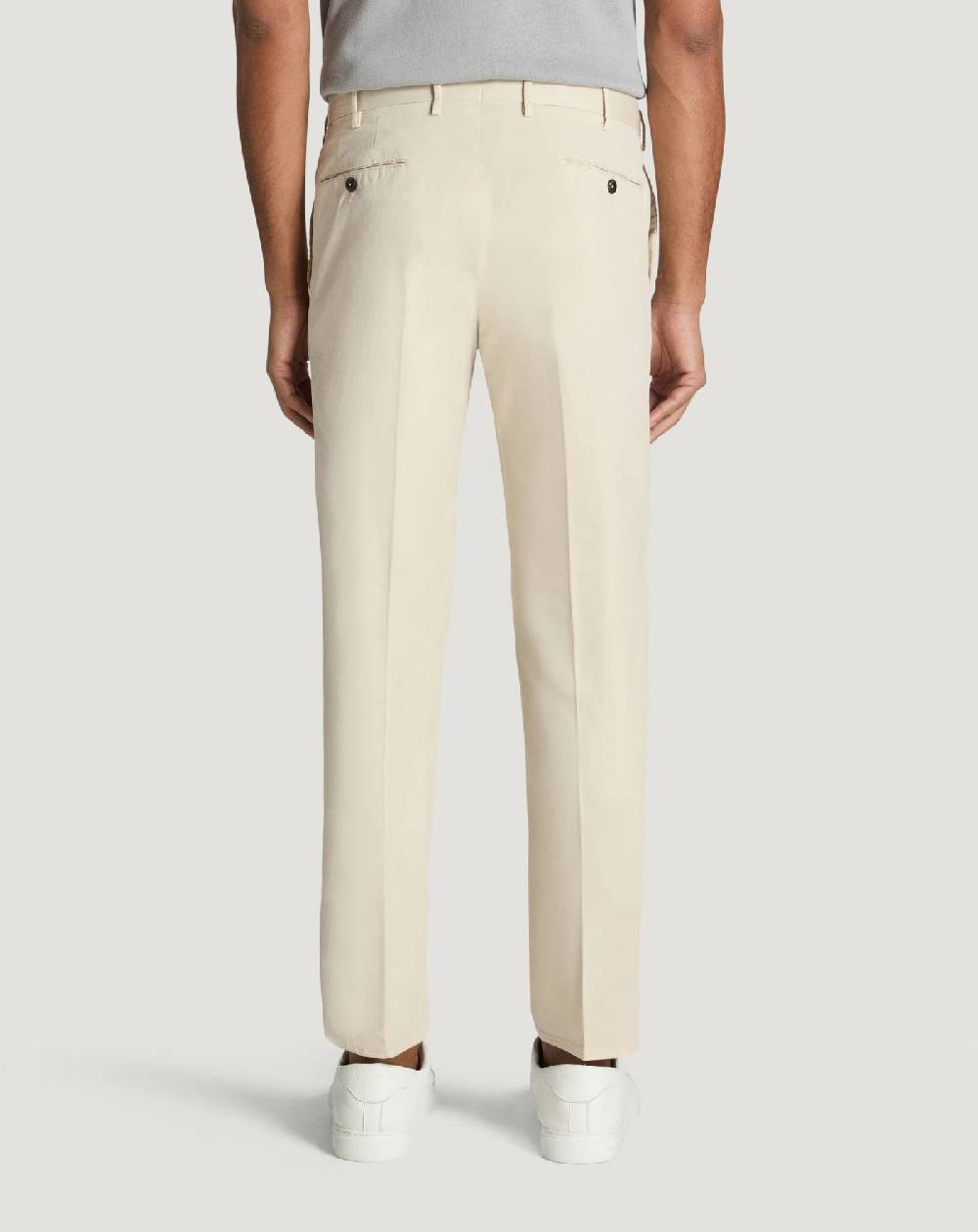 Pt Torino Pantaloni Slim in gabardina stretch Promozione