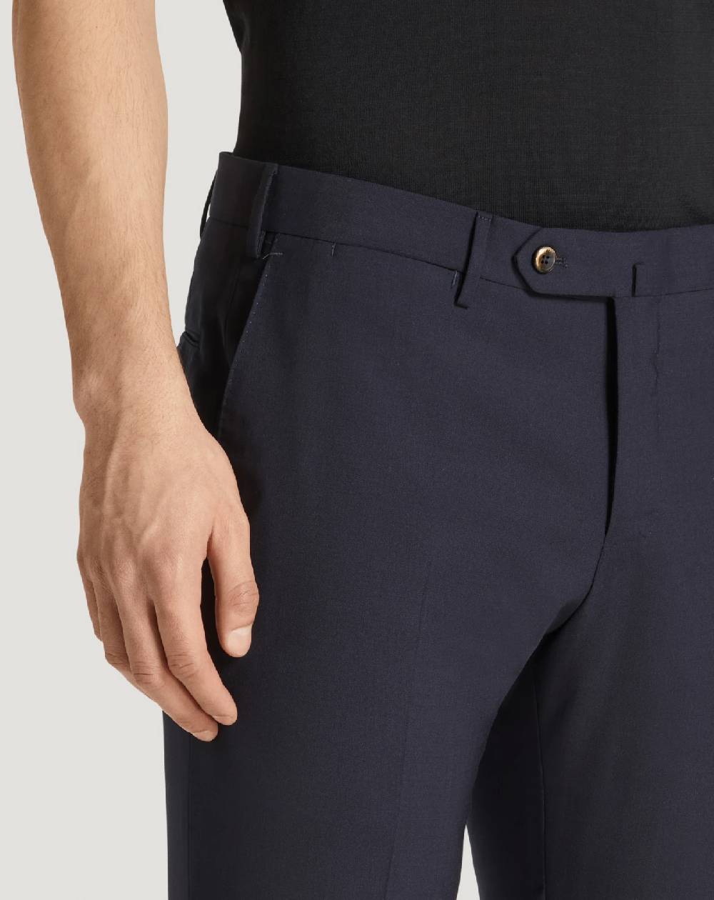 Pt Torino Pantaloni Slim in lana four season Pezzi Unici