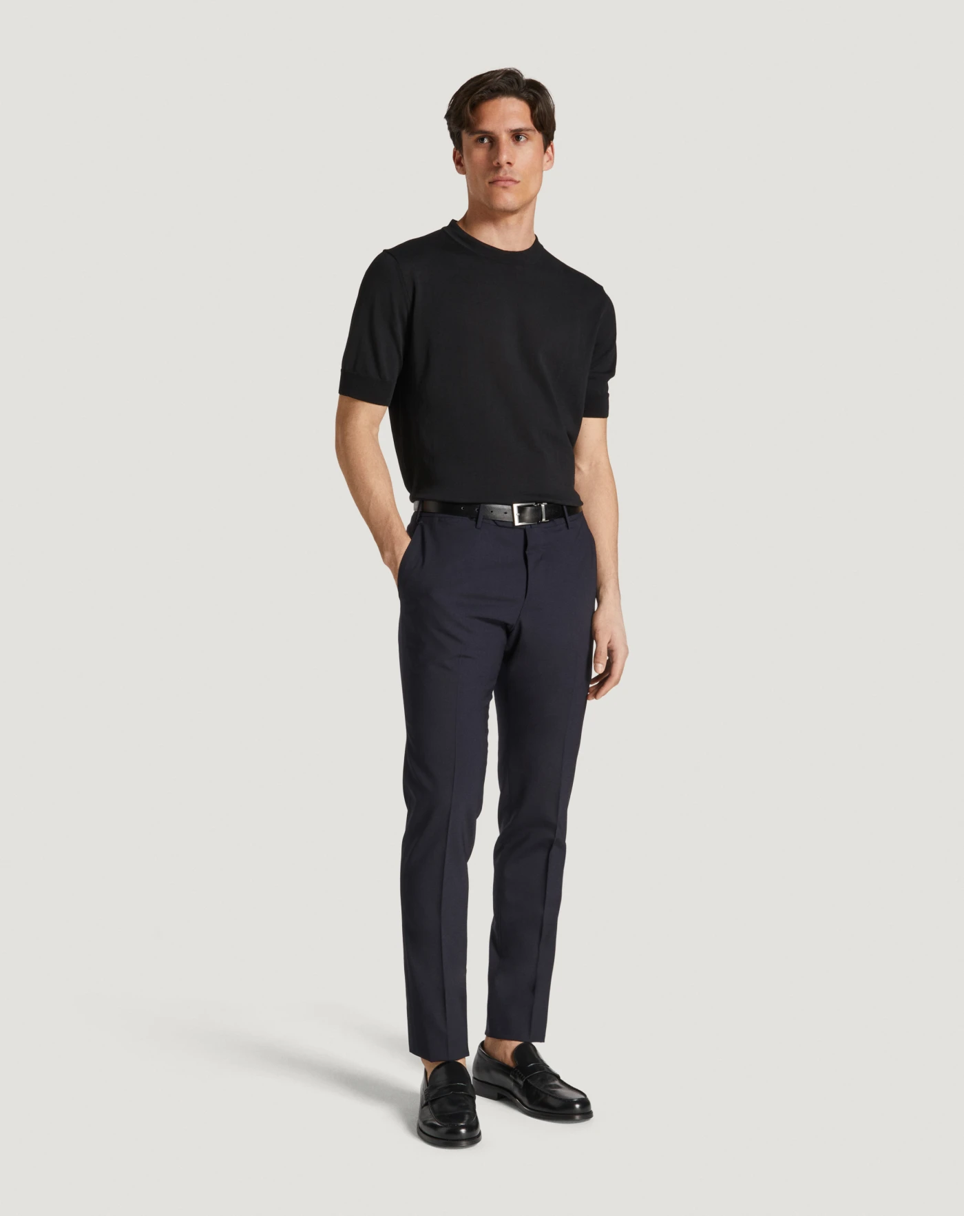 Pt Torino Pantaloni Slim in lana four season Pezzi Unici