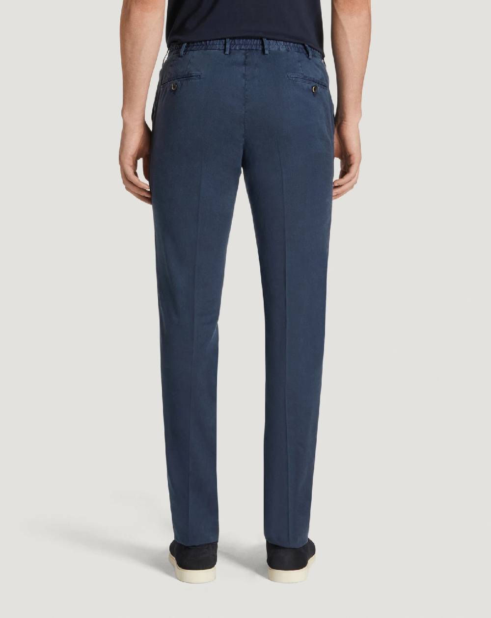 Pt Torino Pantaloni Slim in lino stretch délavé Fino Al -60%