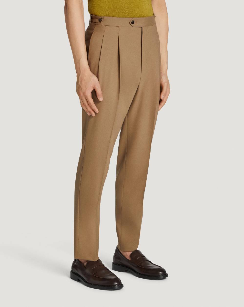 Pt Torino Pantaloni Gentleman in lana tropical Prezzo Ridotto