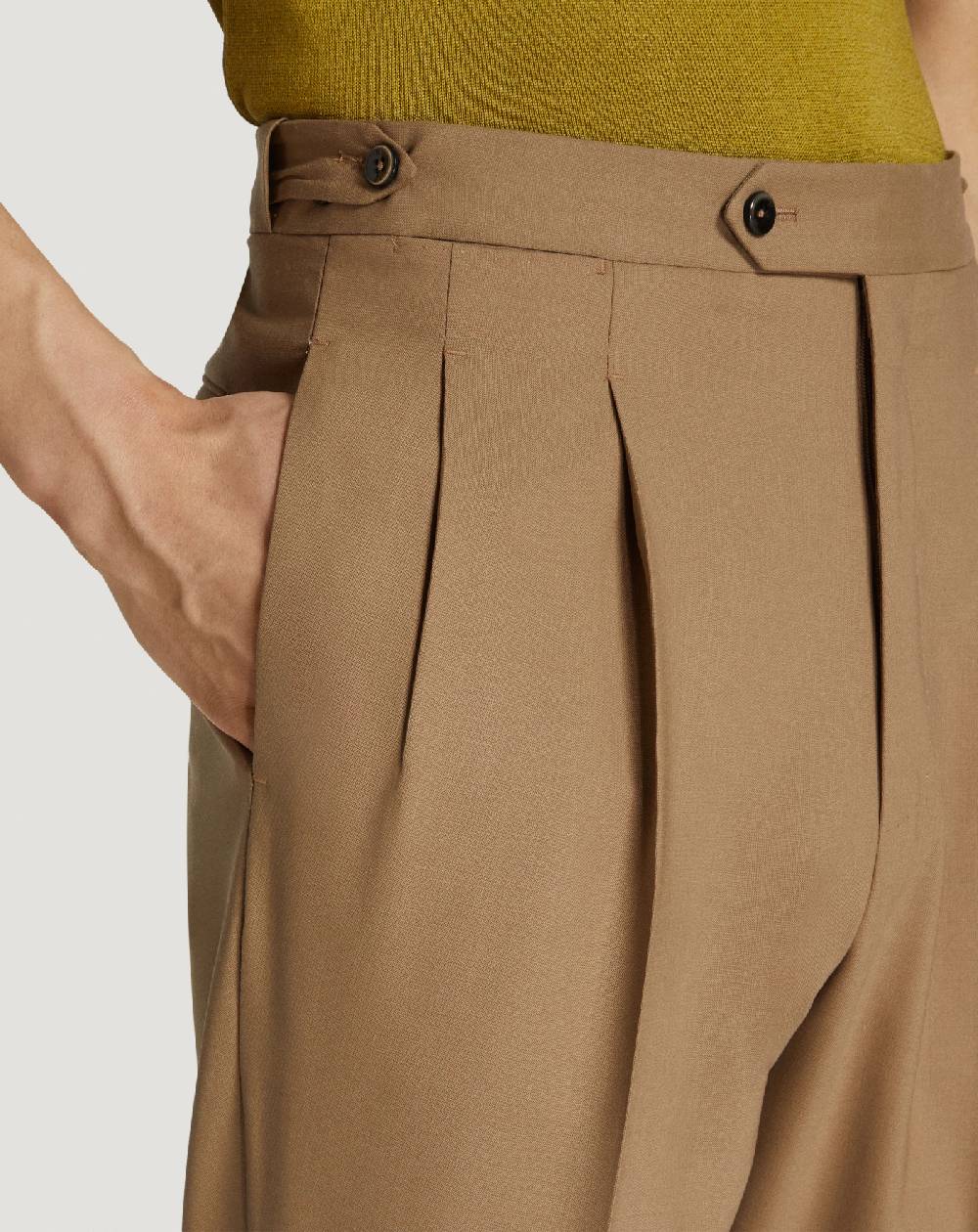 Pt Torino Pantaloni Gentleman in lana tropical Prezzo Ridotto