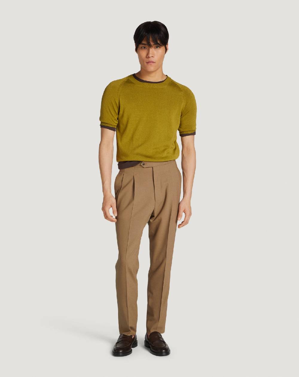 Pt Torino Pantaloni Gentleman in lana tropical Prezzo Ridotto