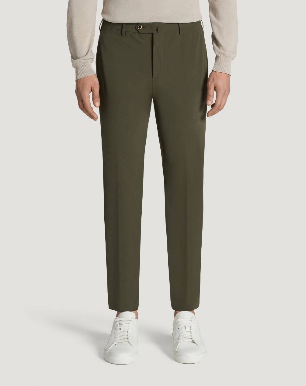 Pt Torino Pantaloni Slim in tessuto organico stretch Sottocosto