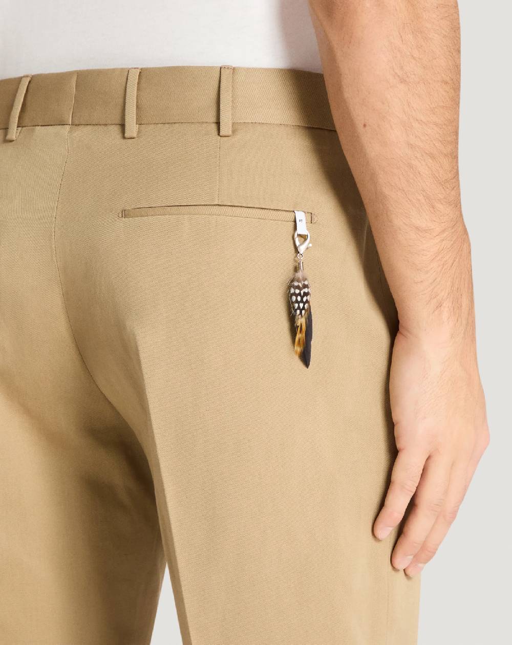 Pt Torino Pantaloni Rebel in gabardina di cotone e lino Convenienza
