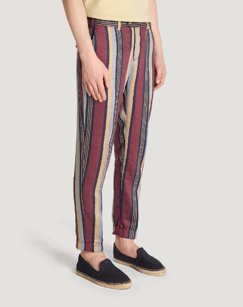 Pt Torino Pantaloni The Rebel in lino fluido Fornitura limitata