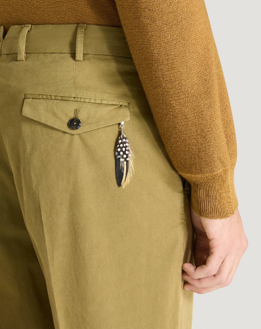 Pt Torino Pantaloni Rebel in gabardina stretch Vendita Calda
