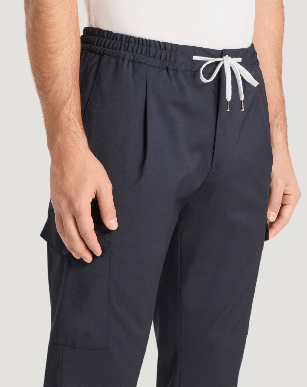 Pt Torino Pantaloni Soft in techno lana Moda