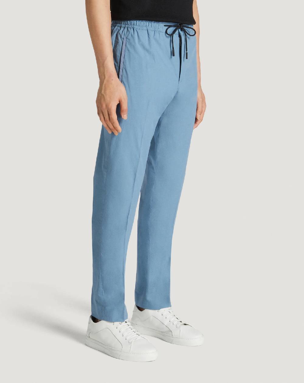 Pt Torino Pantaloni Omega in popeline stretch Nuovi prodotti