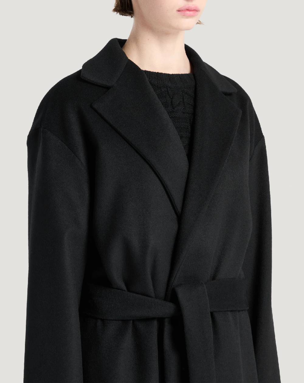 Pt Torino Cappotto in drap di lana e cachemire Prezzo Ridotto