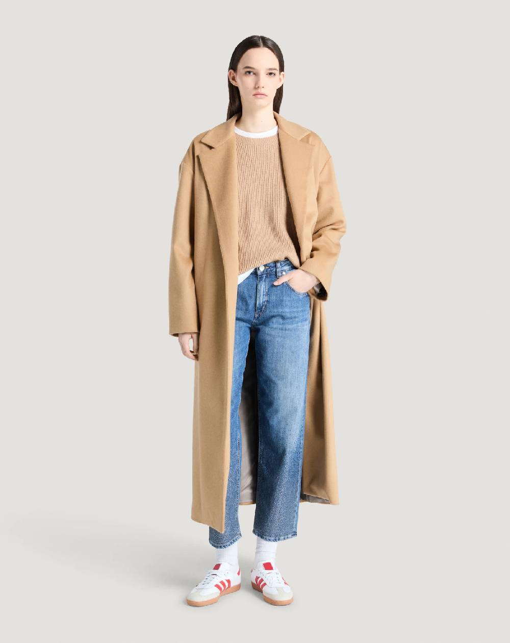 Pt Torino Cappotto in drap di lana e cachemire Convenienza