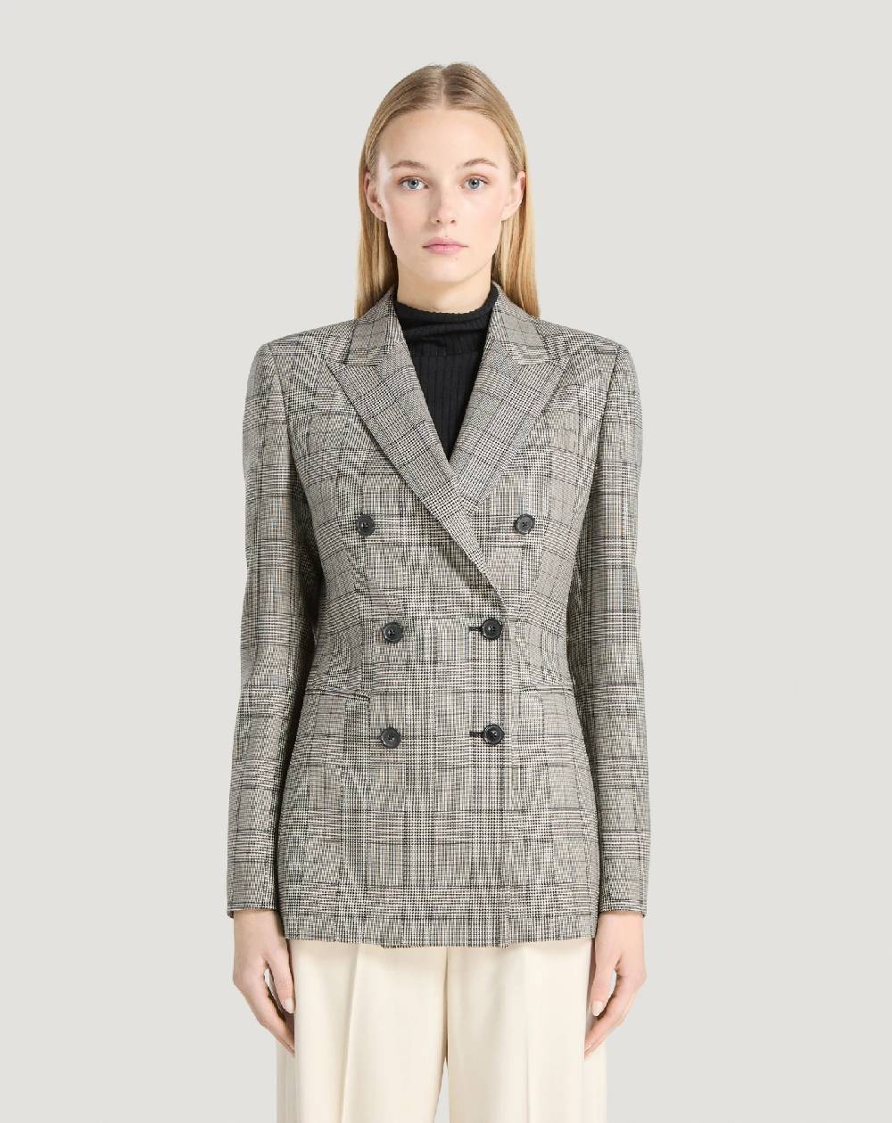 Pt Torino Blazer in lana check Hotsell