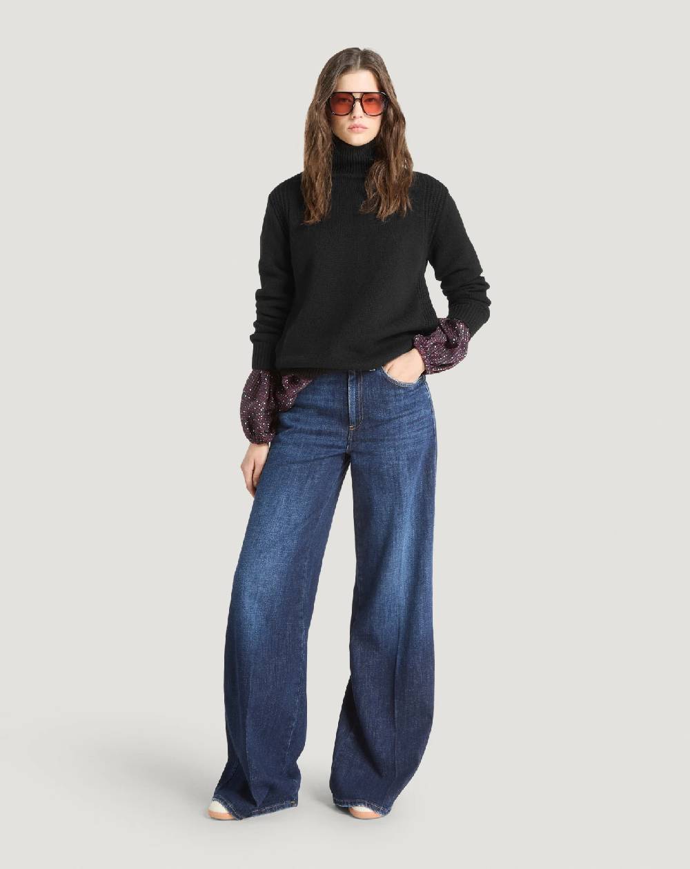 Pt Torino Jeans Cyndi in denim loose I Più Venduti
