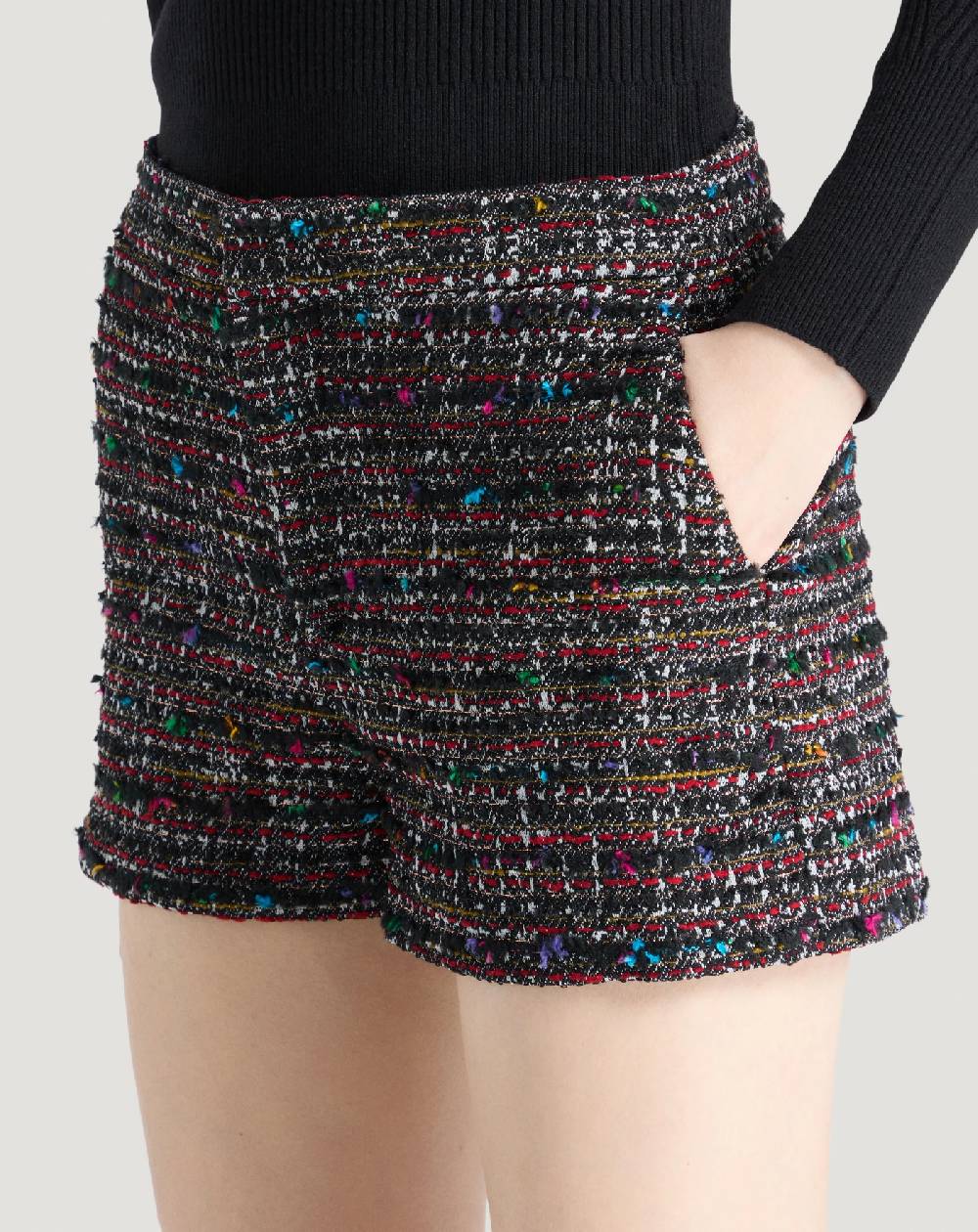 Pt Torino Shorts Julie in tweed multicolor Italia