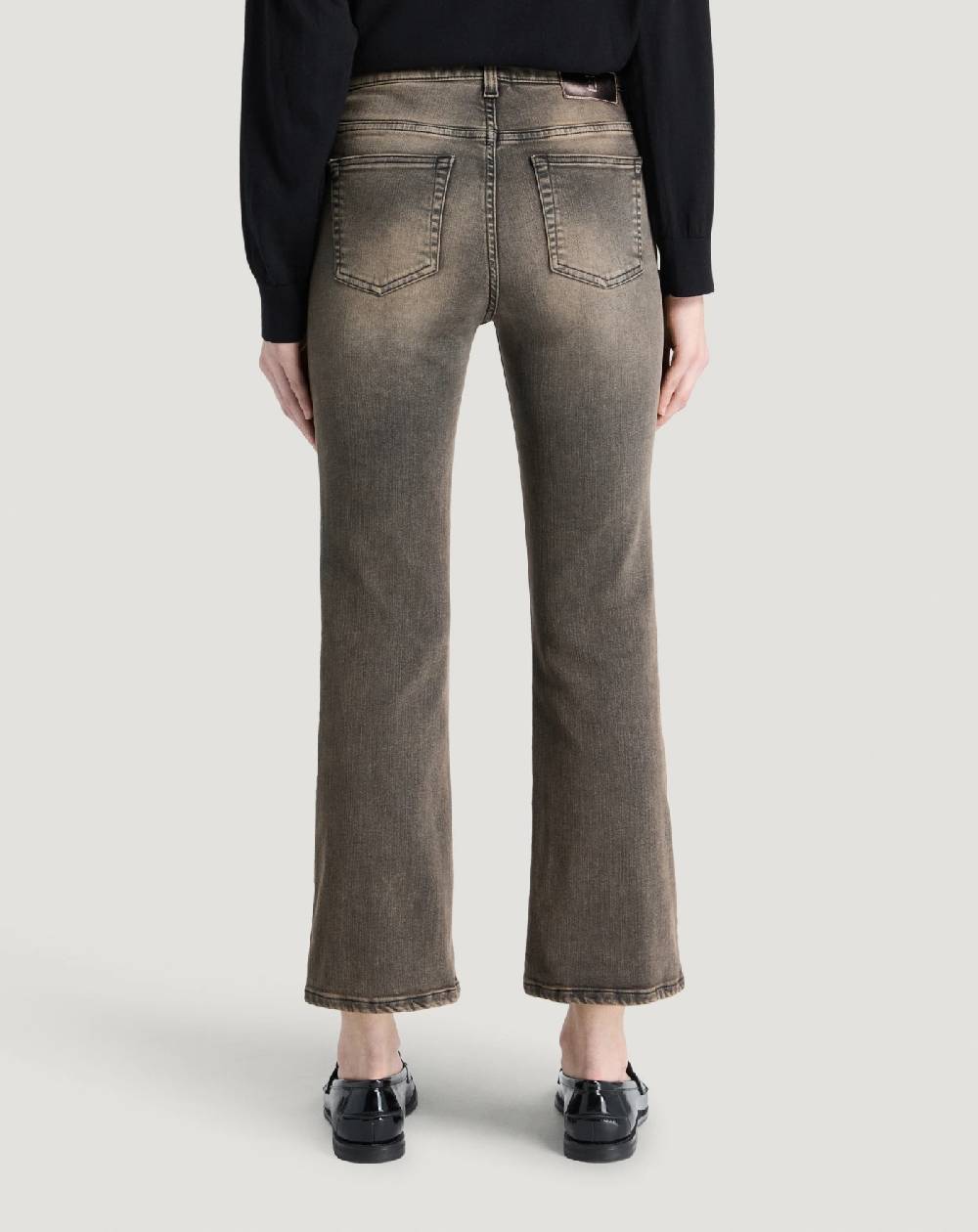 Pt Torino Jeans Kim in black denim stretch In Linea