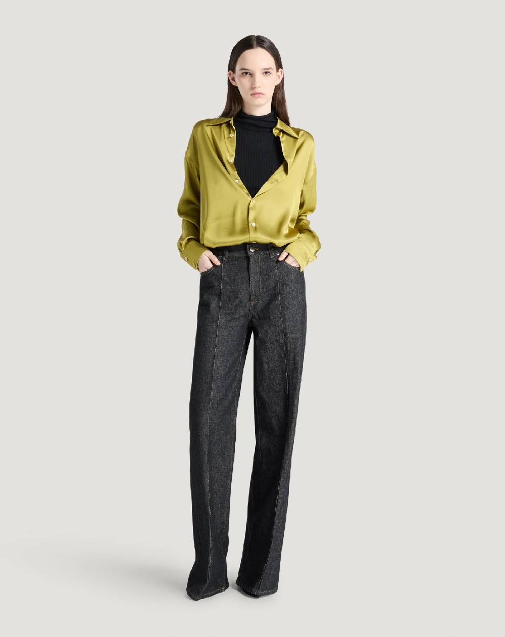 Pt Torino Jeans Cyndi in black denim Vendita