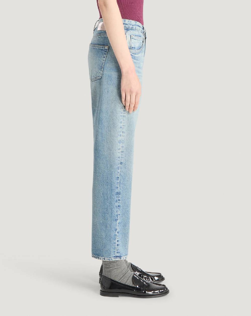 Pt Torino Jeans Tina in denim indigo di cotone Spedizione Gratuita