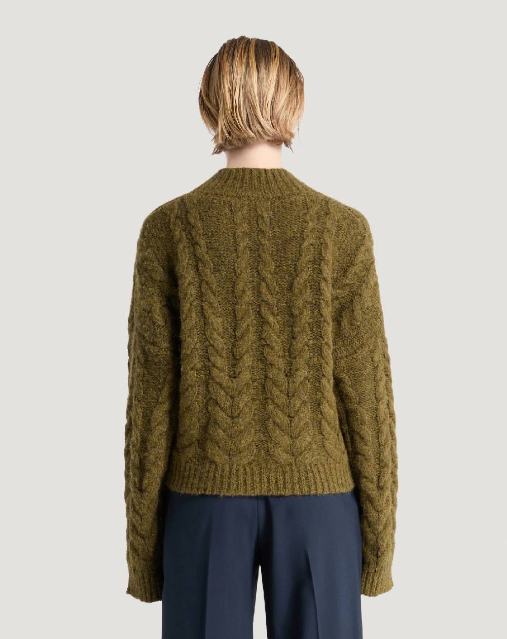 Pt Torino Maglia boxy in misto alpaca Negozi Online
