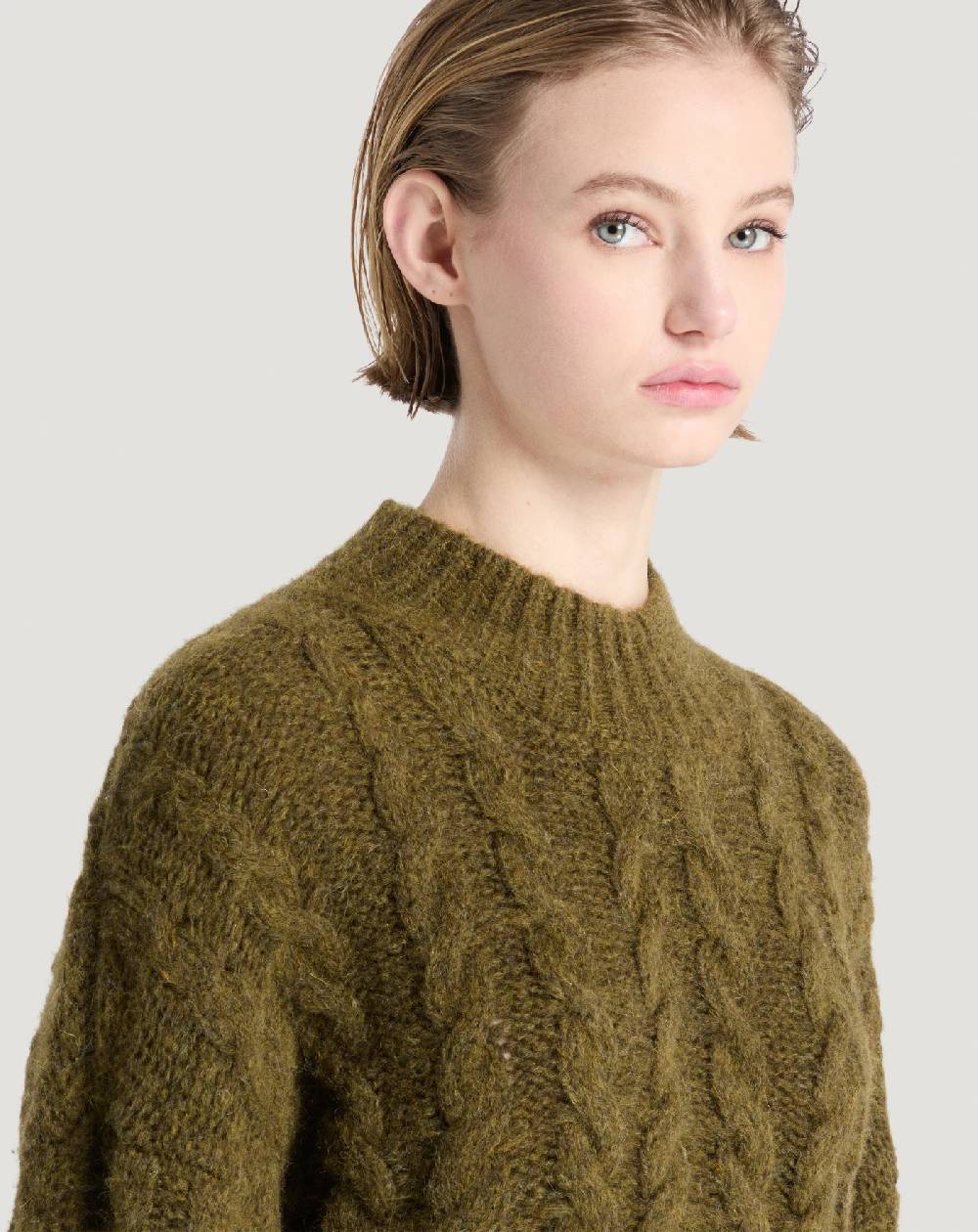 Pt Torino Maglia boxy in misto alpaca Negozi Online