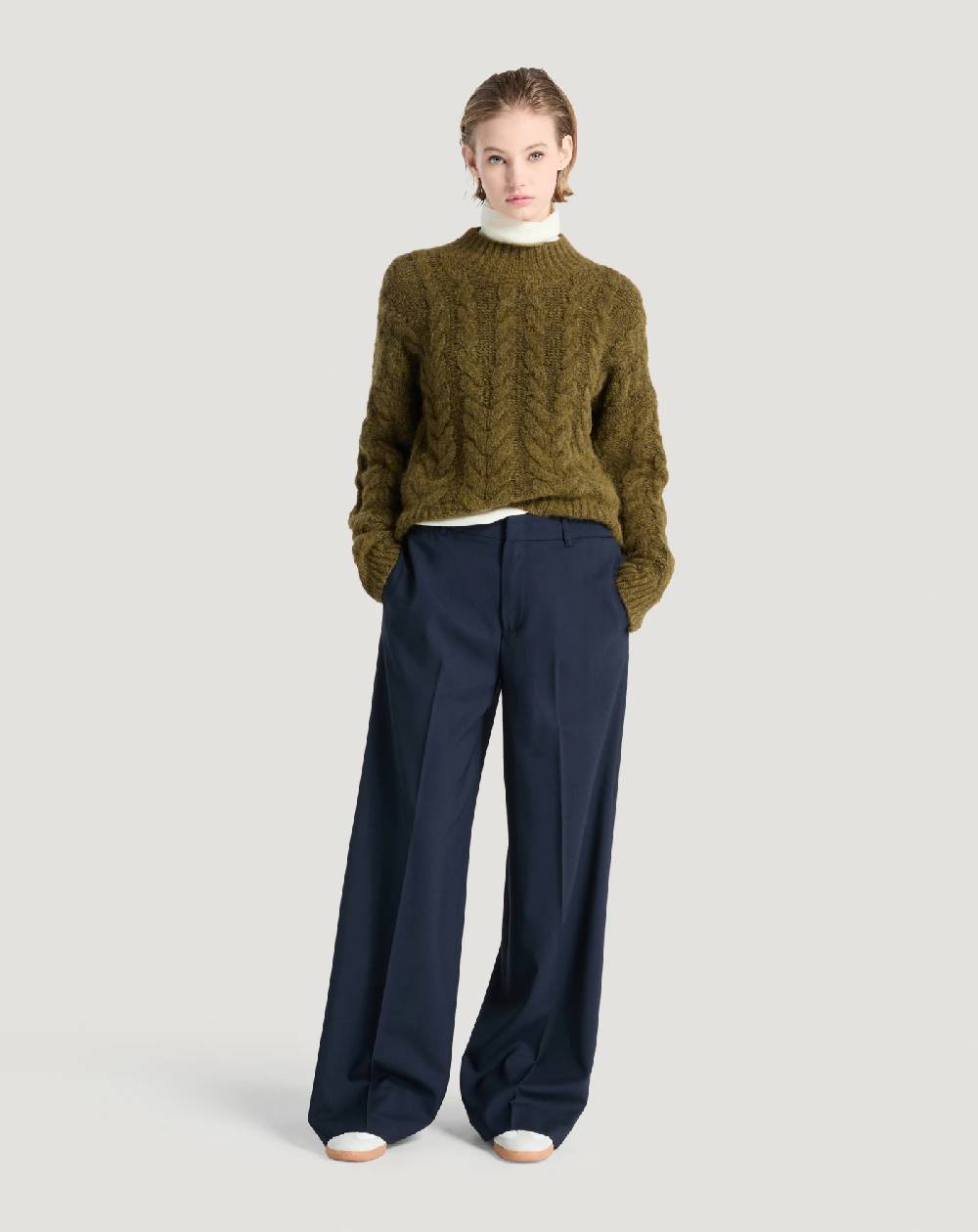 Pt Torino Maglia boxy in misto alpaca Negozi Online