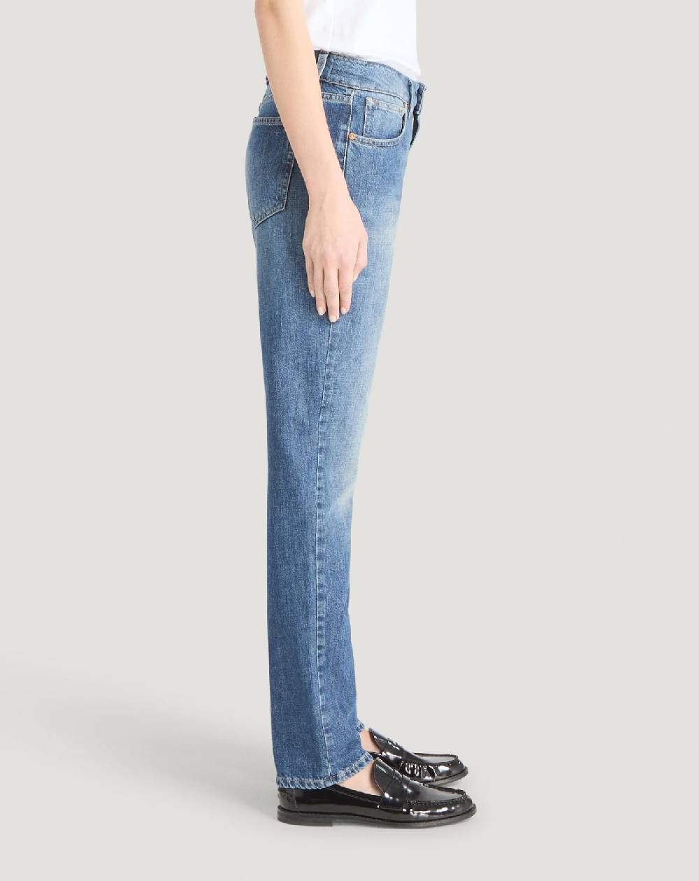 Pt Torino Jeans Alanis in denim di cotone Consegna Veloce