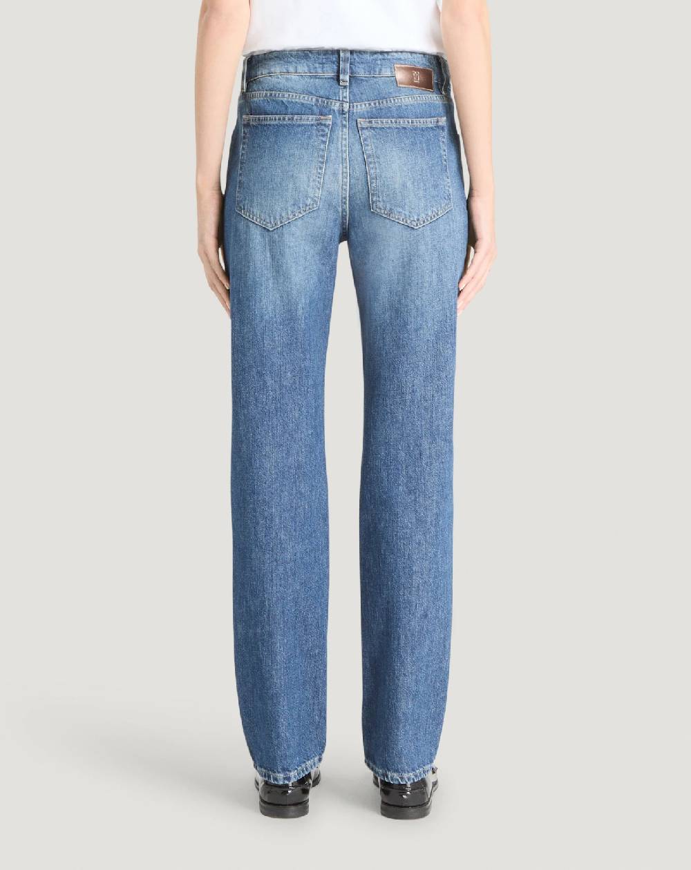 Pt Torino Jeans Alanis in denim di cotone Consegna Veloce
